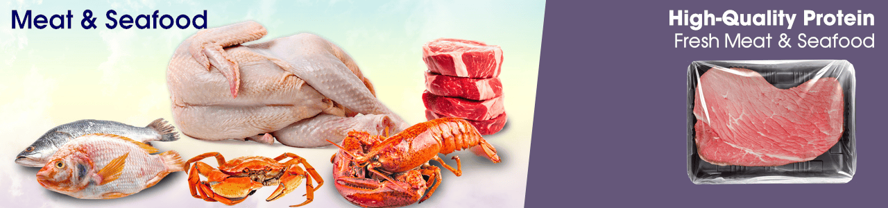 Frozen Meats, Poultry & Seafood